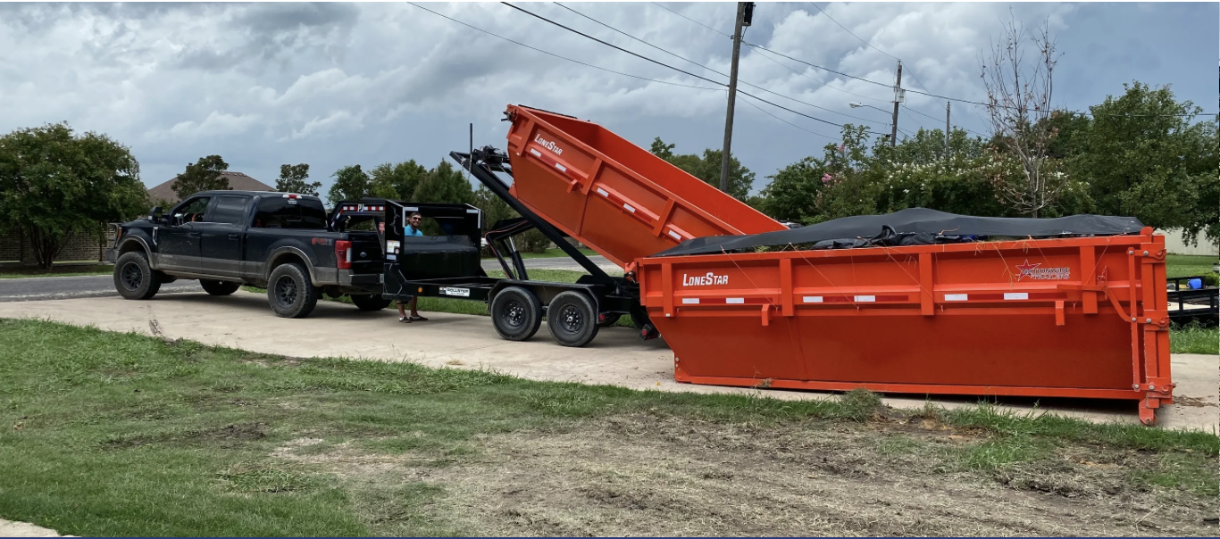 Rent the 14 Yard Roll off Dumpster Rolling J Services